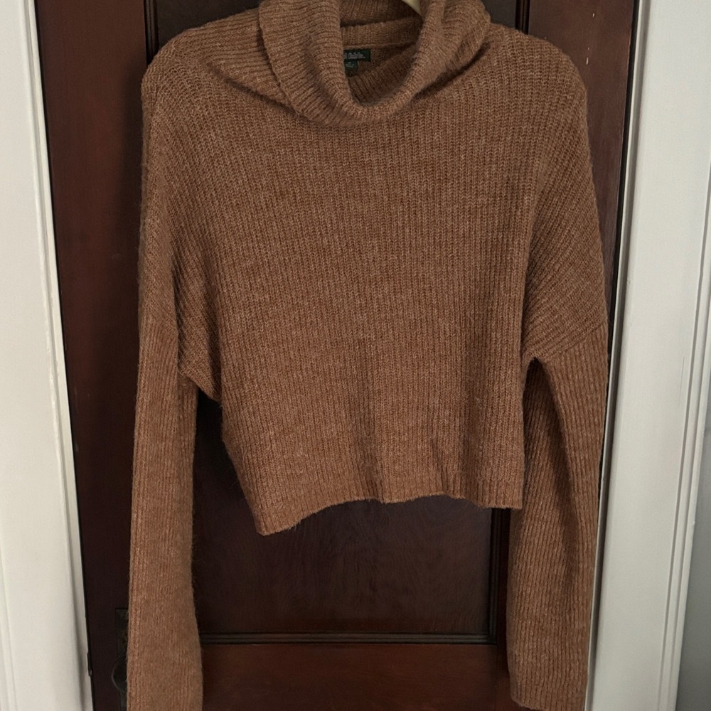 Wild Fable Tan Cowl Neck Sweater